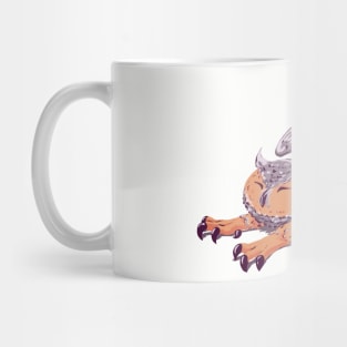 Great horned owl and tiger griffin Mug